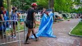 At the student protest at UPenn, passions are clear and dialogue is lacking