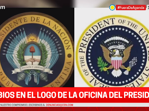 El nuevo logo del Gobierno: ¿igual al de Estados Unidos pero con la cara de Ramiro Marra?