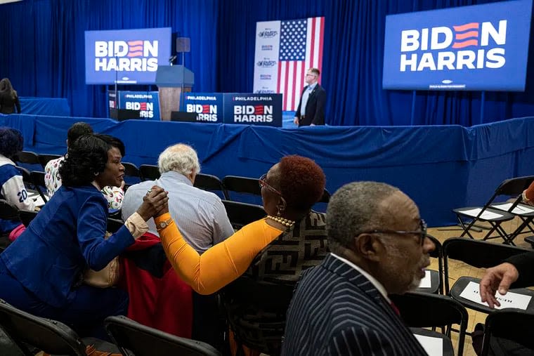 Across Pa., 12% of Democratic voters snubbed Joe Biden. Not all of them live in big cities.