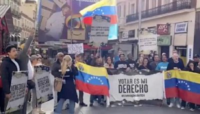 Venezolanos residentes en Madrid denuncian falta de información para poder votar