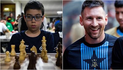 Una LEYENDA del ajedrez comparó a Faustino Oro con Lionel Messi y le inventó un sensacional apodo