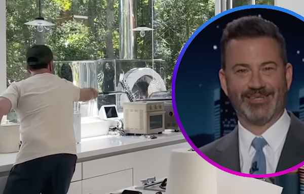 Jimmy Kimmel Battles a Hawk Inside His House After Son Billy's Surgery