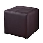 《百嘉美》亮彩四方椅八色可選(黑咖啡) DF089-CH017 沙發 和室椅 腳凳 台灣製造