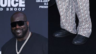 Shaquille O’Neal Wears His Very Own Shoes To Gin & Juice By Dre and Snoop Launch Party