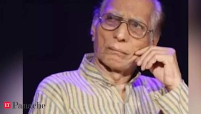 Kannada producer & theatre personality Sadananda Suvarna does at 92 - The Economic Times