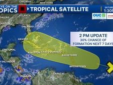 Eye on the tropics: Watching a disturbance in the Atlantic