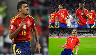 Spain player ratings vs Georgia: Rodri rescues La Roja before Lamine Yamal and Nico Williams run riot again to set up mouth-watering Euro 2024 quarter-final with Germany...