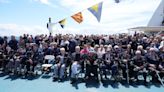 Crowds vow D-Day should ‘never happen again’ as veterans sail to France commemorations