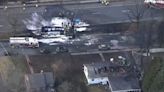 Tanker truck explosion kills driver, sets nearby houses ablaze in Frederick, Maryland, officials say