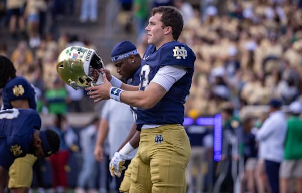 Notebook: Business as usual, per coach Marcus Freeman, for Notre Dame's QBs