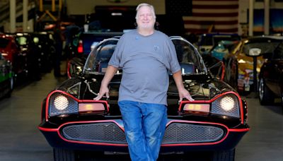 Holy car collector, Batfans, it's a rare replica of the 1966 Batmobile