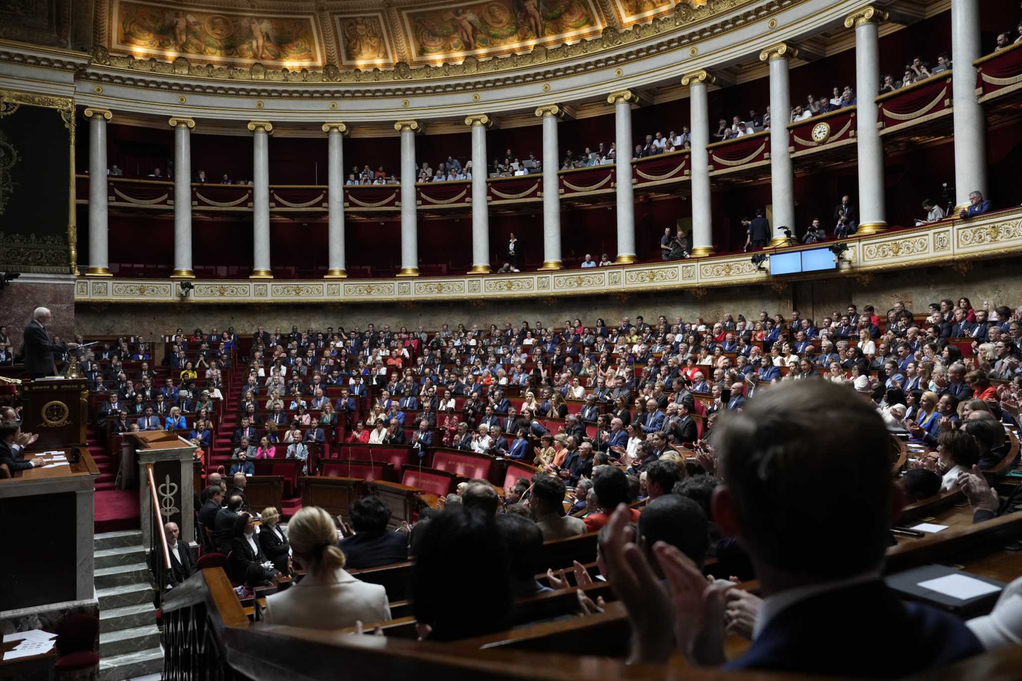 France's divided National Assembly votes to keep centrist speaker as political turmoil persists