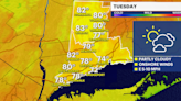 Warm weather sticks around for Connecticut but with cooler temps Tuesday