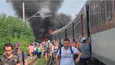 Five killed after train and bus collide in Slovakia