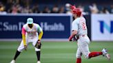 Phillies pound five home runs, pummel Padres