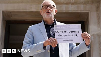 Jeremy Corbyn: My treatment by Labour not a good example