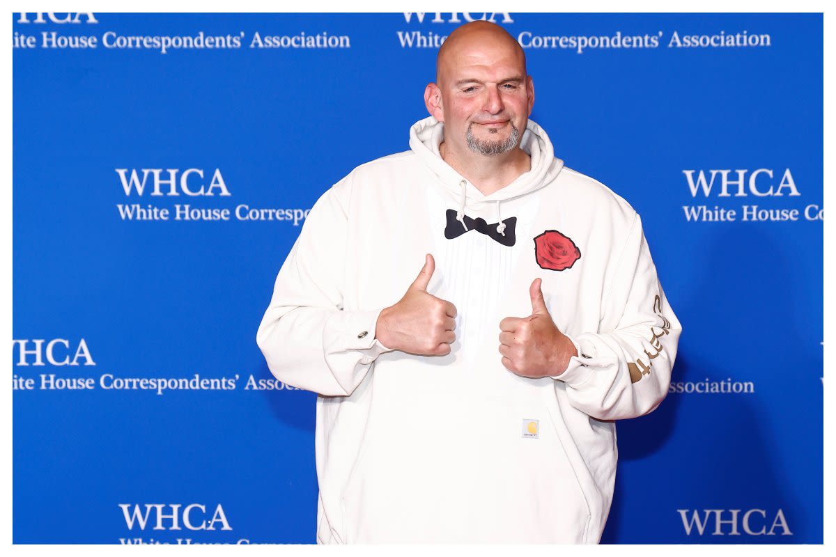 John Fetterman's White House Correspondents' Dinner look splits opinion