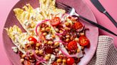 Napa cabbage gives this wedge salad extra crunch