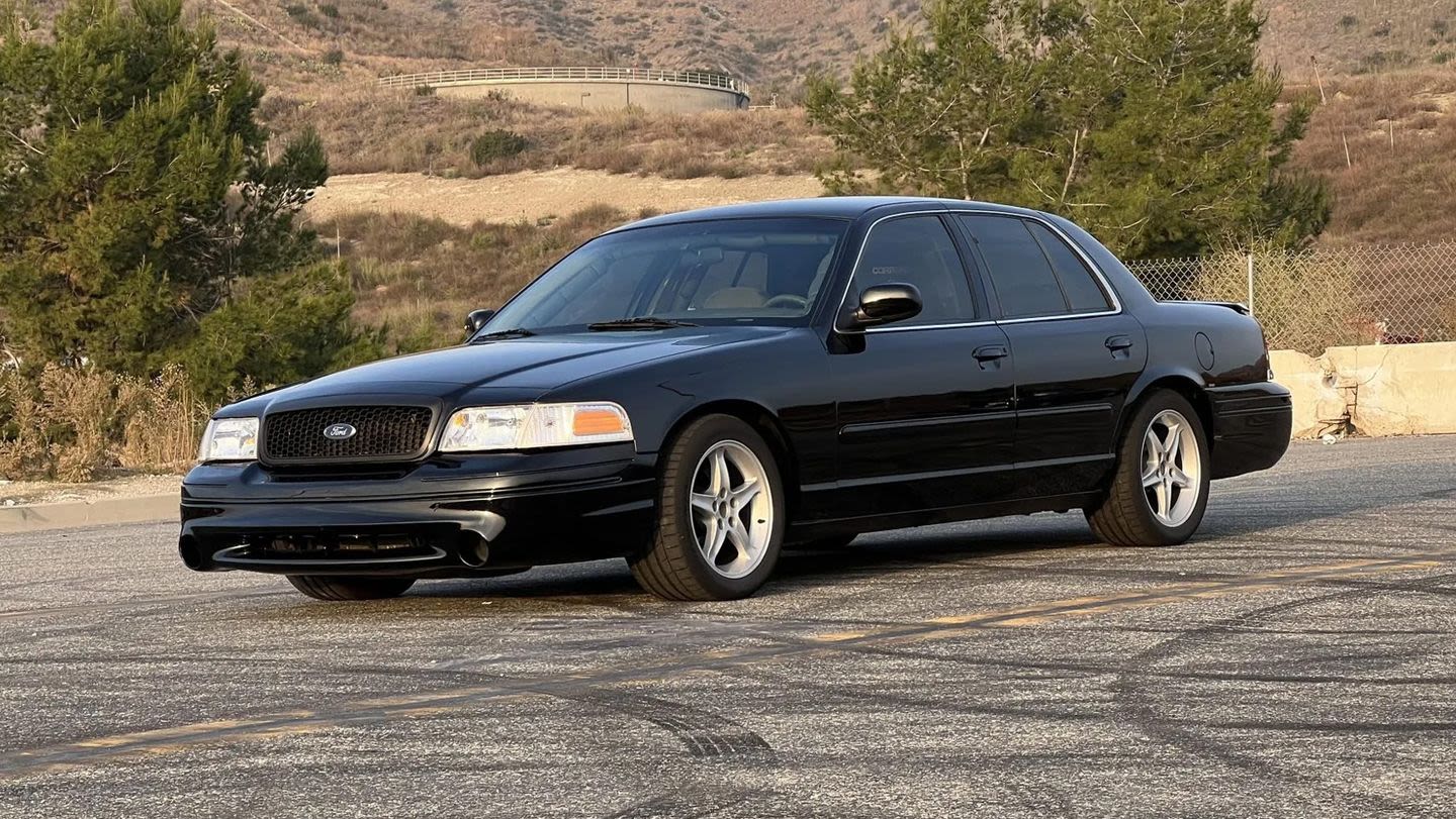 Mustang-Cobra–Powered Ford Crown Victoria Is Today's Bring a Trailer Find