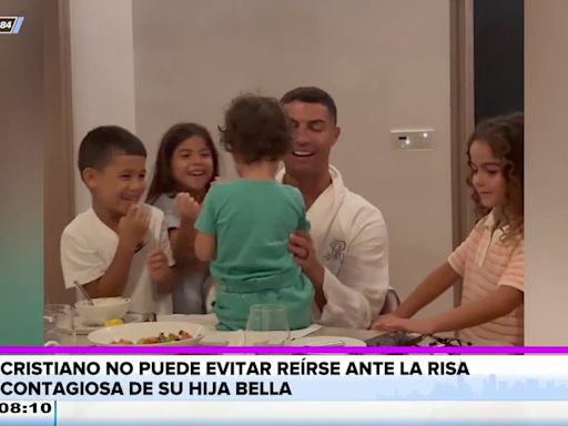 El viral de Cristiano Ronaldo y sus hijos que te sacará una sonrisa: así es la risa contagiosa de su hija Bella