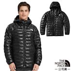 The North Face 男款 最強保暖 防潑水連帽羽絨外套(800FP)羽絨衣_黑色