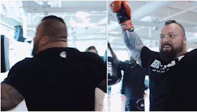 Eddie Hall smashes punch machine world record previously held by reigning UFC champion