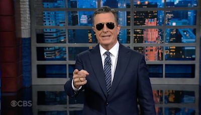 Stephen Colbert Retires His Joe Biden Sunglasses