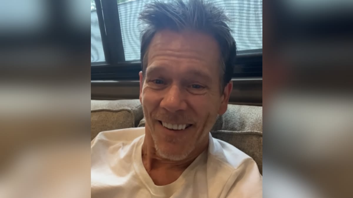 Kevin Bacon Shows Off Hilarious Way He Stays In Shape While On Set