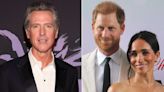 California Governor Gavin Newsom Defends Meghan Markle and Prince Harry amid 'Delinquent' Controversy