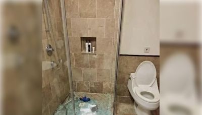 五星級酒店浴室爆玻璃門 致兩男童受傷入院