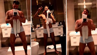 El extraño vídeo de Ricky Martin en el baño que causa revuelo en redes sociales y confunde a sus seguidores: "Britney versión hombre"