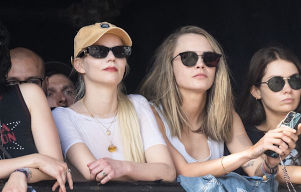 Cara Delevingne and Anya Taylor-Joy Had Matching Festival Vibes at Glastonbury