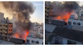 日本橫濱「中華街」下午火警！濃煙直竄天際「多棟建築起火」 消防出動50車搶救