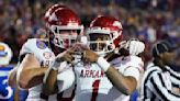 Arkansas wins wild Liberty Bowl 55-53 in 3OT over Kansas after losing 18-point fourth quarter lead