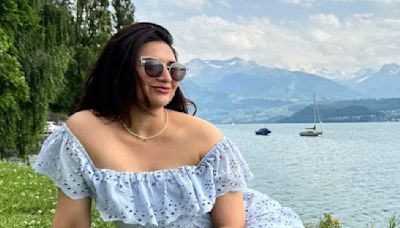 'Pure Bliss': Divyanka Tripathi's paragliding adventure in Switzerland