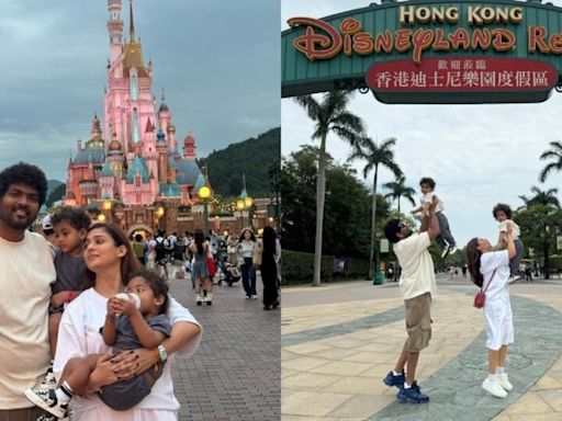 Vignesh visits Disneyland with Nayanthara and their twins; recalls he went there with just ₹1000 to shoot his debut film