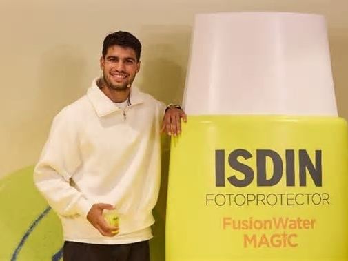 Carlos Alcaraz e ISDIN crean un fotoprotector específico para deportistas