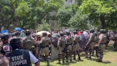 Protest encampment forcibly dismantled, arrests made at UT-Austin