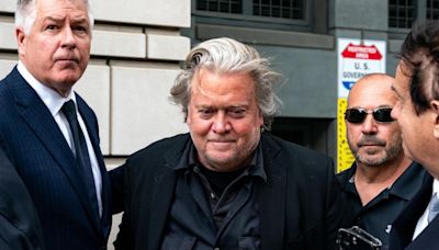 Steve Bannon files appeal to Supreme Court in bid to stay out of jail