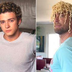 NSYNC's Lance Bass trolls Justin Timberlake for 'It's gonna be May' meme — ramen hair included
