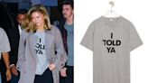 Zendaya’s Custom Loewe ‘I Told Ya’ Slogan T-Shirt From the ‘Challengers’ Movie Is Finally Available to Shop Online