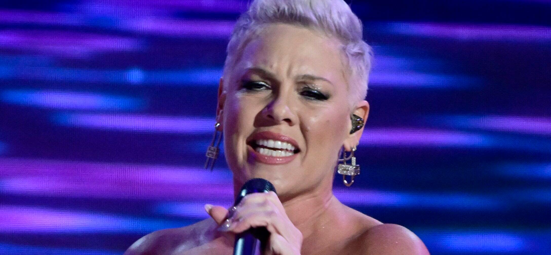 Pink Says 'So What' After Suffering Knee Injury During Las Vegas Concert