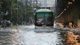 Streets turned into rivers as Typhoon Gaemi blows past Philippines