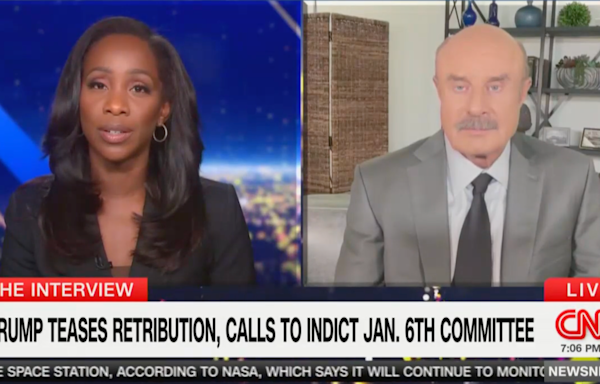 Dr Phil schooled on law in disastrous CNN interview moments after sitting down with Trump