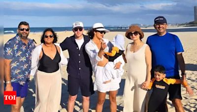 Priyanka Chopra, Nick Jonas and their daughter Malti Marie enjoy a family fun weekend | Hindi Movie News - Times of India