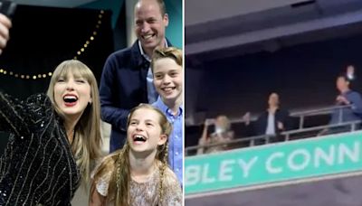 William's jig at Taylor Swift gig has 'alpha edge' but shows he's 'practiced'