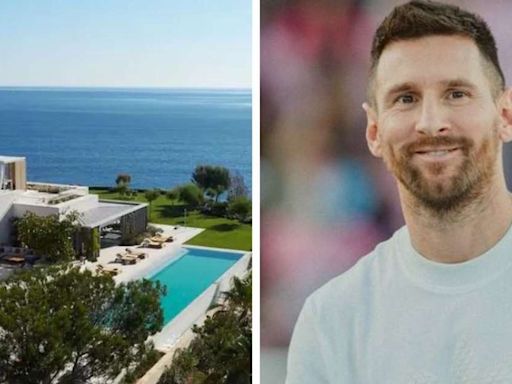 Com quadra de futebol e piscina luxuosa, veja casa de Messi em Ibiza que foi vandalizada por ativistas