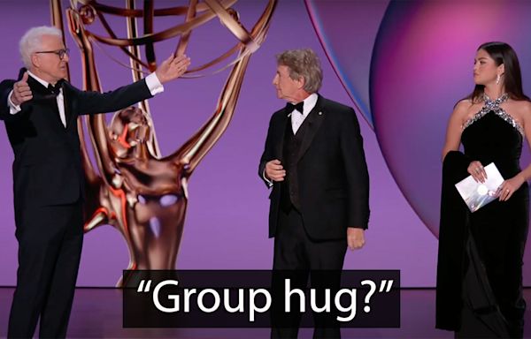 Steve Martin, Martin Short, and Selena Gomez hilariously roast each other during Emmys intro