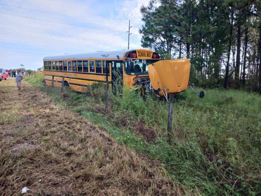 Woman struck by Sumter County school bus after running stop sign dies: FHP