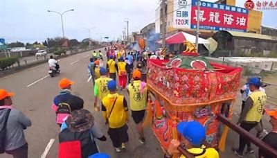 白沙屯媽祖/北港進香之旅結束 拱天宮黑面二媽遊庄遶境